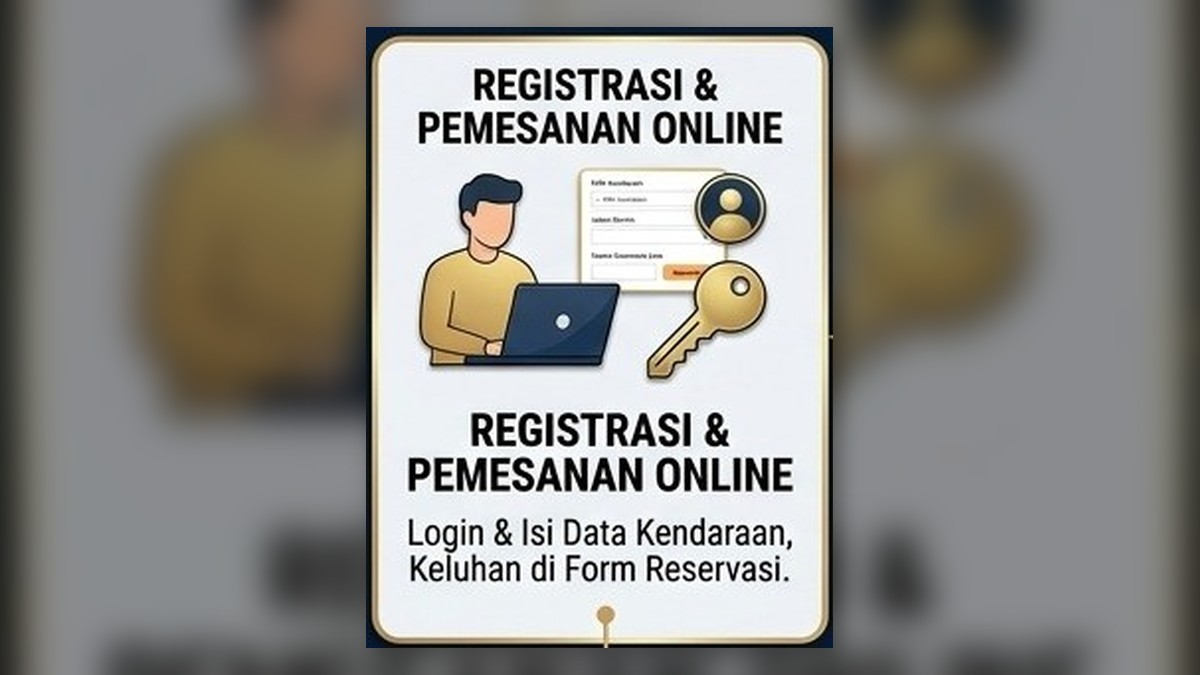 Registrasi dan pemesanan online
